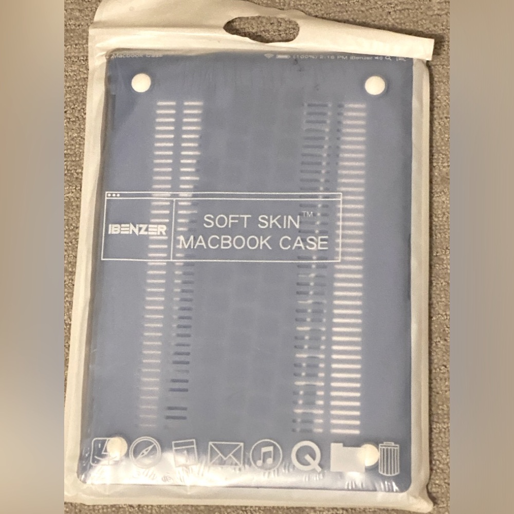 Ibenzer soft skin MacBook case.